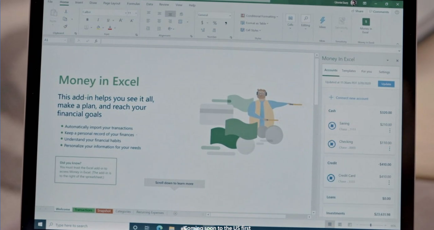 Money in Excel Microsoft 365